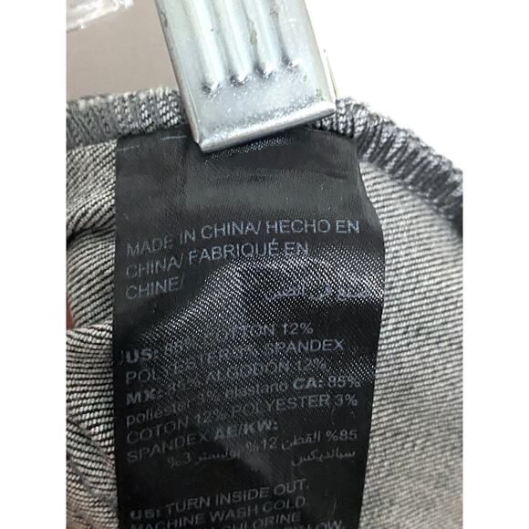 White House Black Market Classic Rise Charcoal Jegging Jeans 6 Whimsigoth Casual - Picture 9 of 10